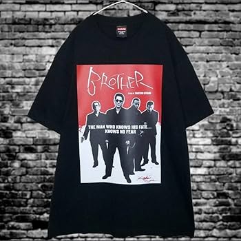 Amazon.co.jp: BROTHER 北野武Tシャツ黒 XL : おもちゃ